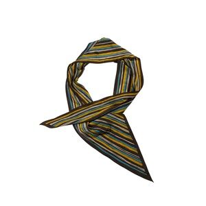 Vintage Retro Vera Neumann Stripe Silk Scarf